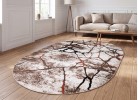 Тъкан килим MAGNOLIA 563 cream/orange елипса